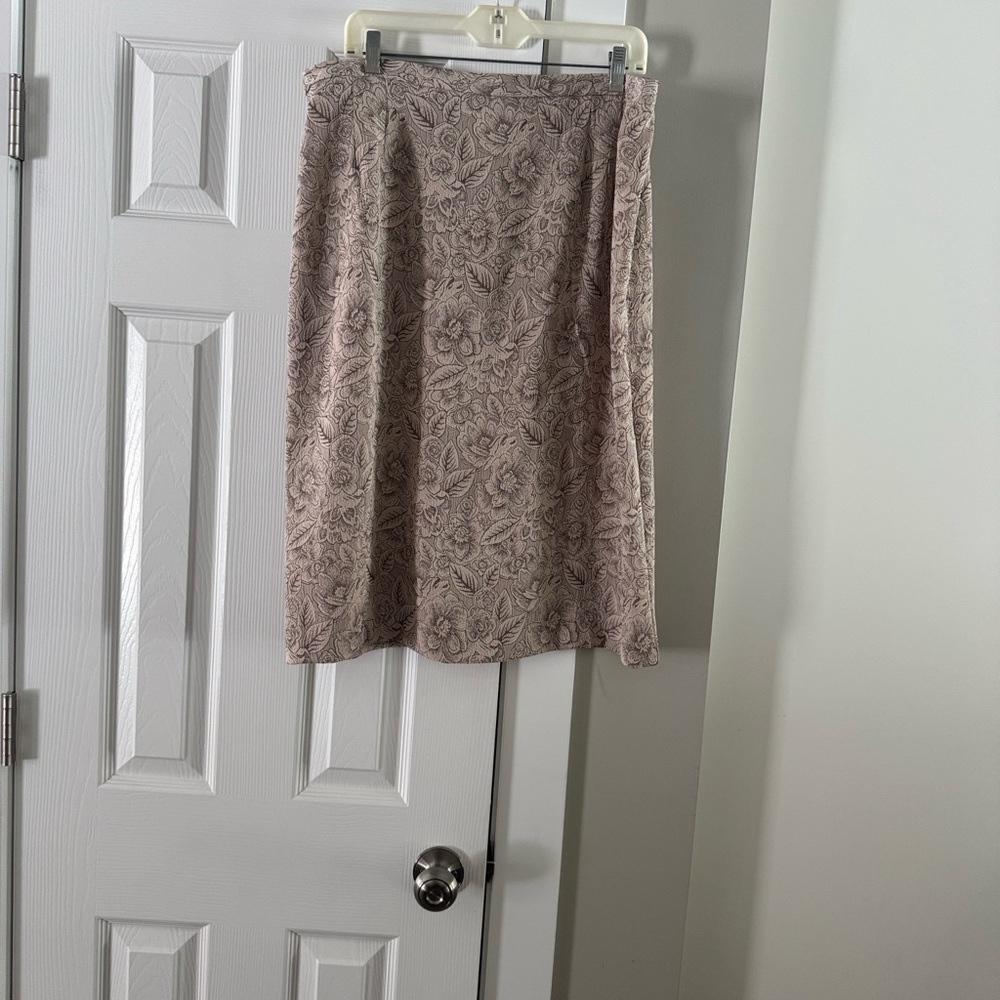 Beige Patterned Garment
